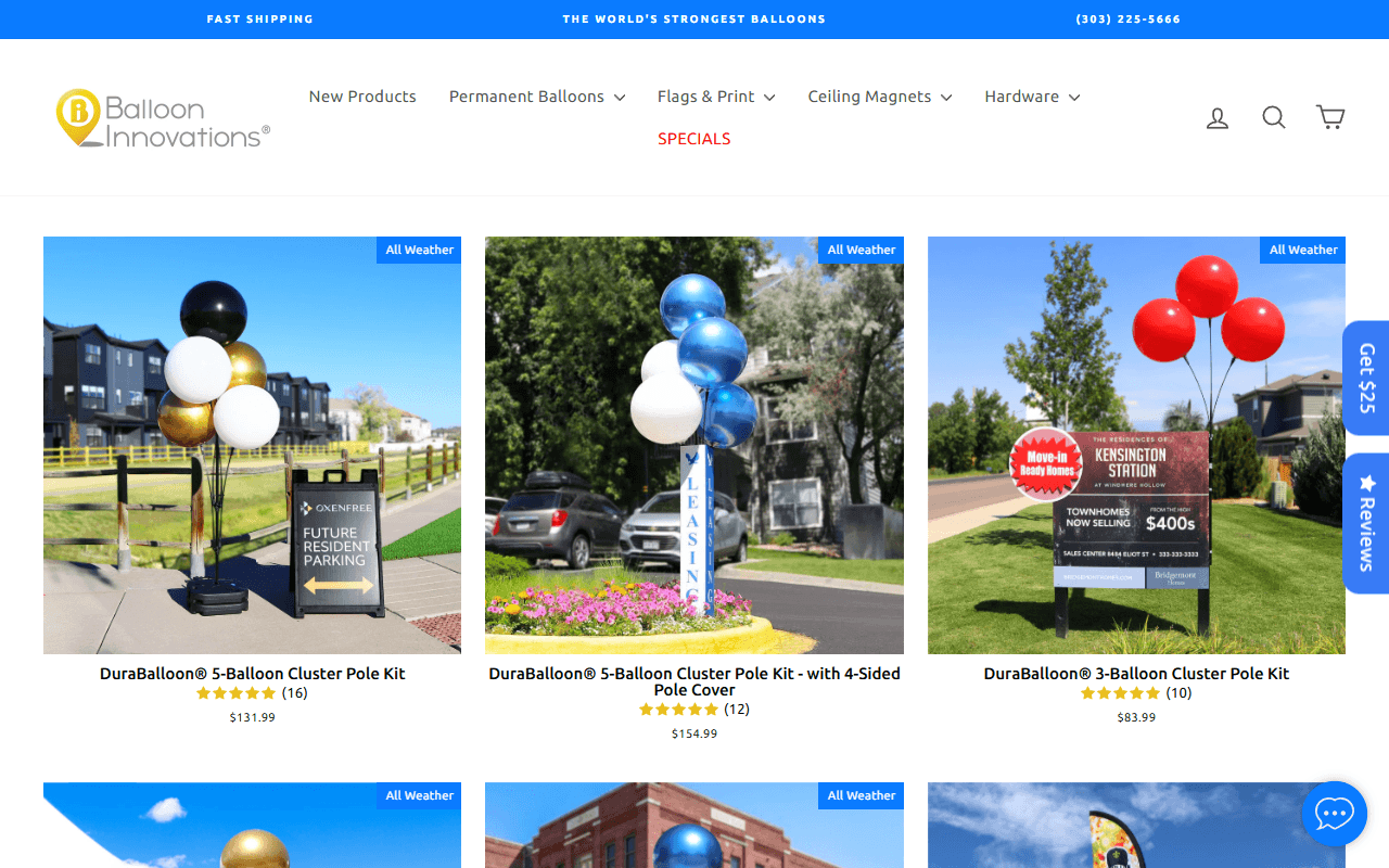 Balloon Innovations desktop