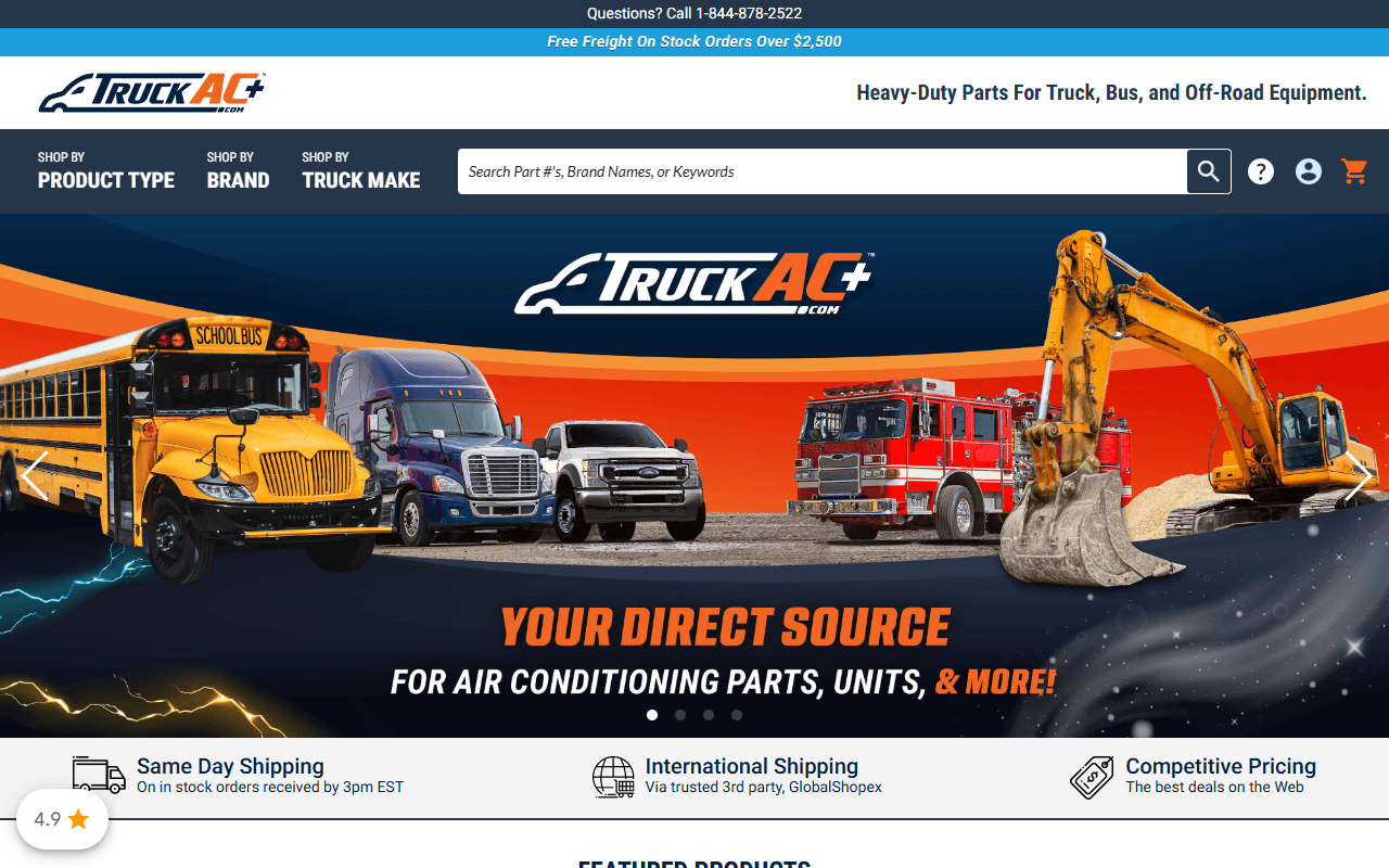 TruckAC+ desktop