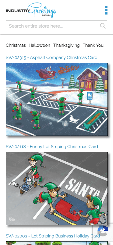 Industry Greetings mobile